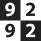 9 2 9 2